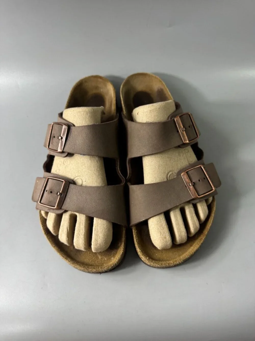 Birkenstock Arizona Sandals, Leather, Classic Footbed, Size 42